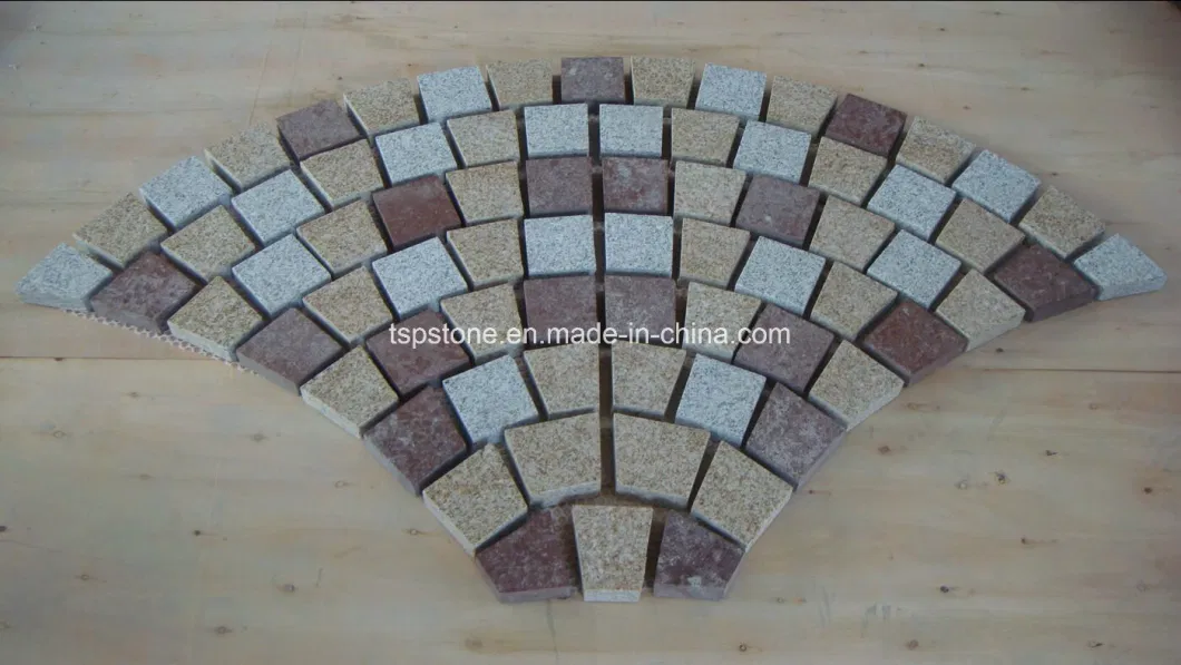 Natural Grey/Black/Red/Yellow/Basalt/Granite Kerbstone/Tumbled Cobble/Flagstone/Curbstone/Cube/Cobble/Cubic/Paving/Paver Stone for Driveway/Landscape/Garden